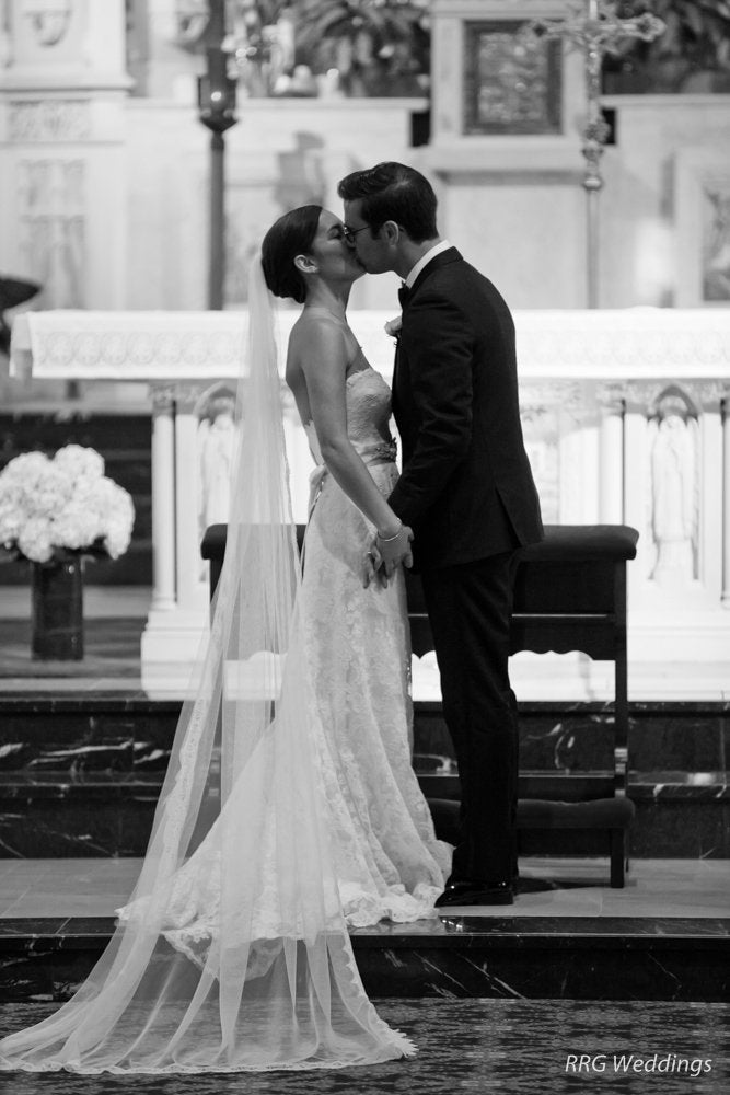 Cathedral wedding veil hand made in Truro Cornwall