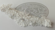 Bespoke silk Wedding garters, Handmade in the UK