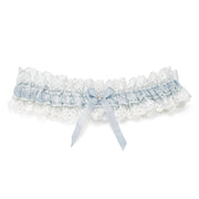 Silk wedding garters UK Nottingham lace garters, handmade in Truro Cornwall