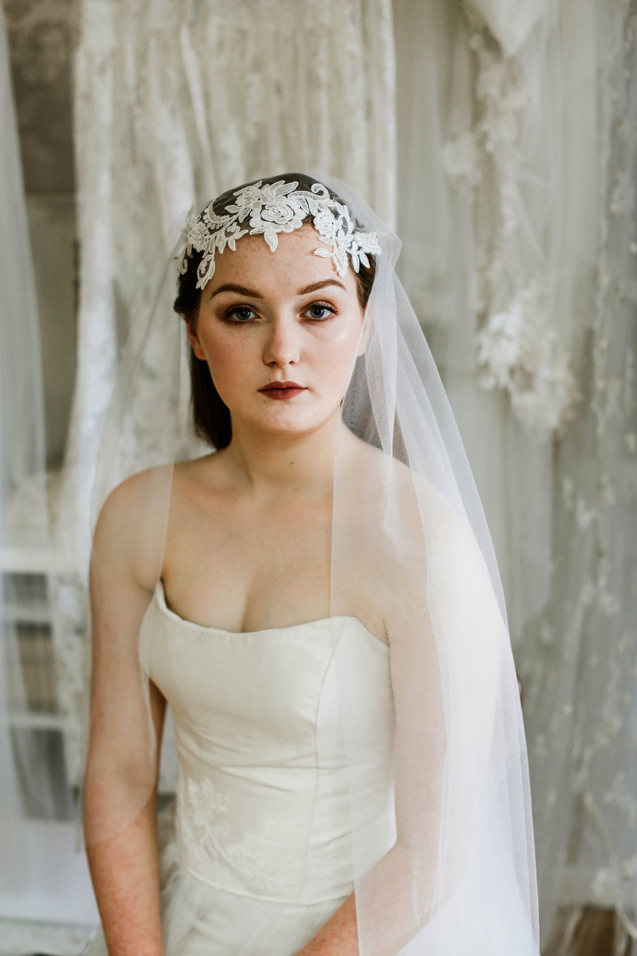 Wedding veils Cornwall, Handmade in Truro, UK