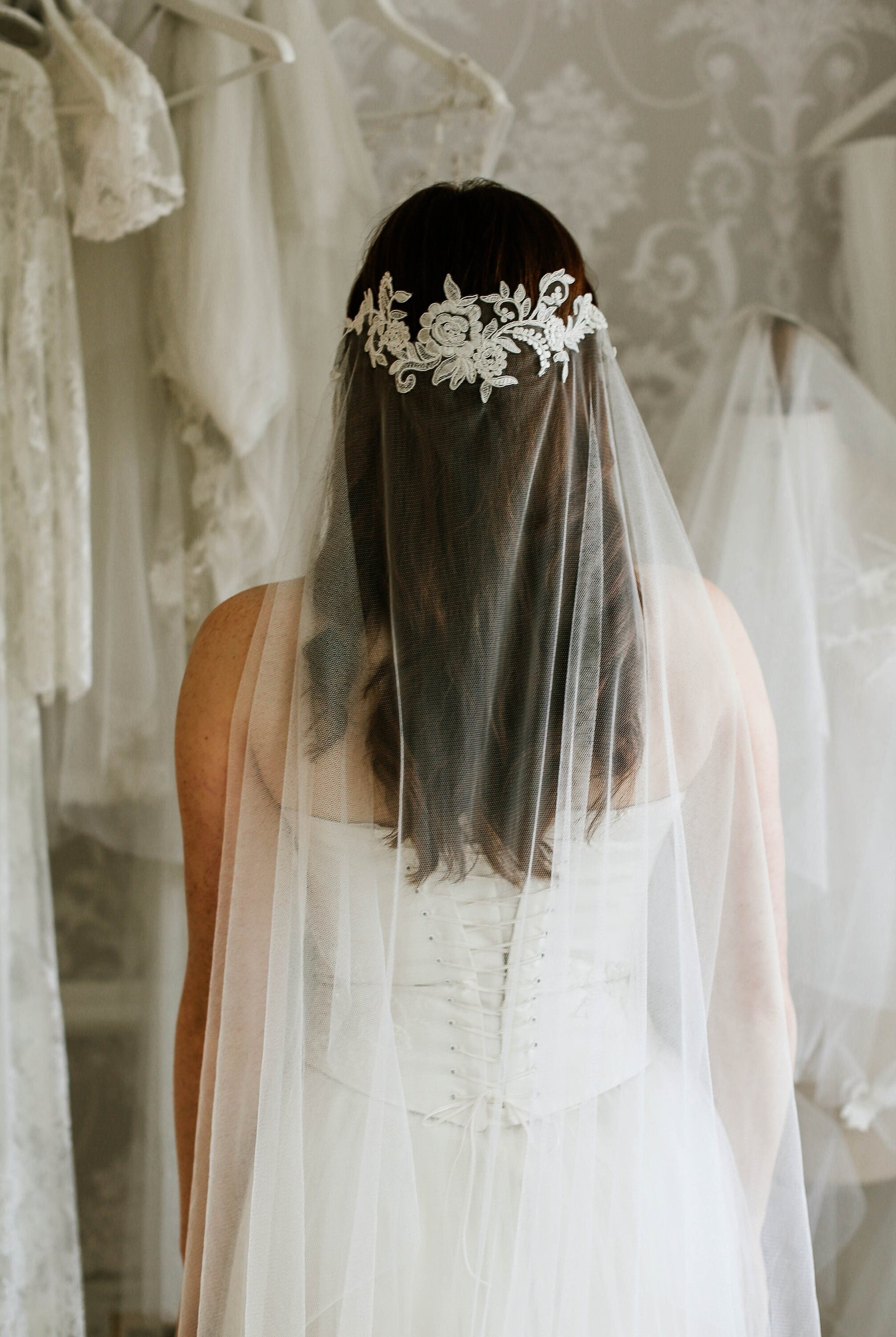Wedding veils handmade in Truro, Cornwall,  UK