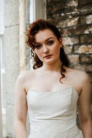 Simple wedding veil handmade in Truro Cornwall UK