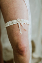 UK wedding garters, hand made in Truro, Cornwall