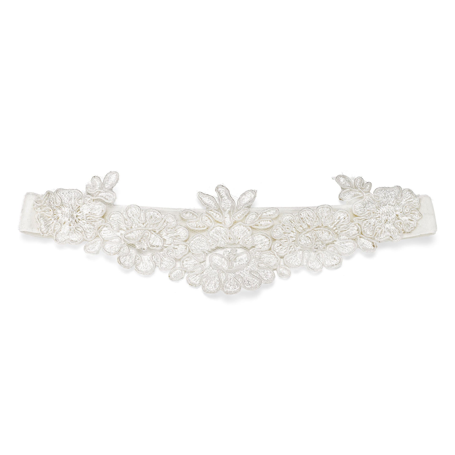 Lace wedding garters, Cornwall, UK