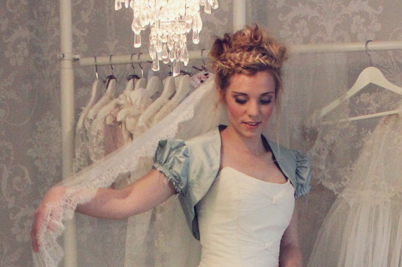 Bespoke wedding veils made in the UK, Truro, Cornwall