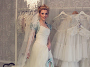 Long chapel length wedding veil, Truro, Cornwall, UK