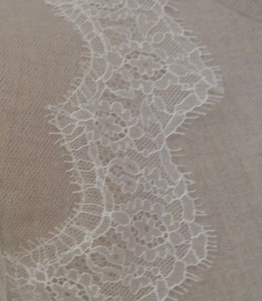 Lace trimmed wedding veils Cornwall