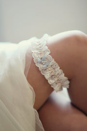 Bespoke wedding garters handmade in Truro, Cornwall, UK