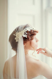 Handmade, bespoke wedding veils, Cornwall, UK