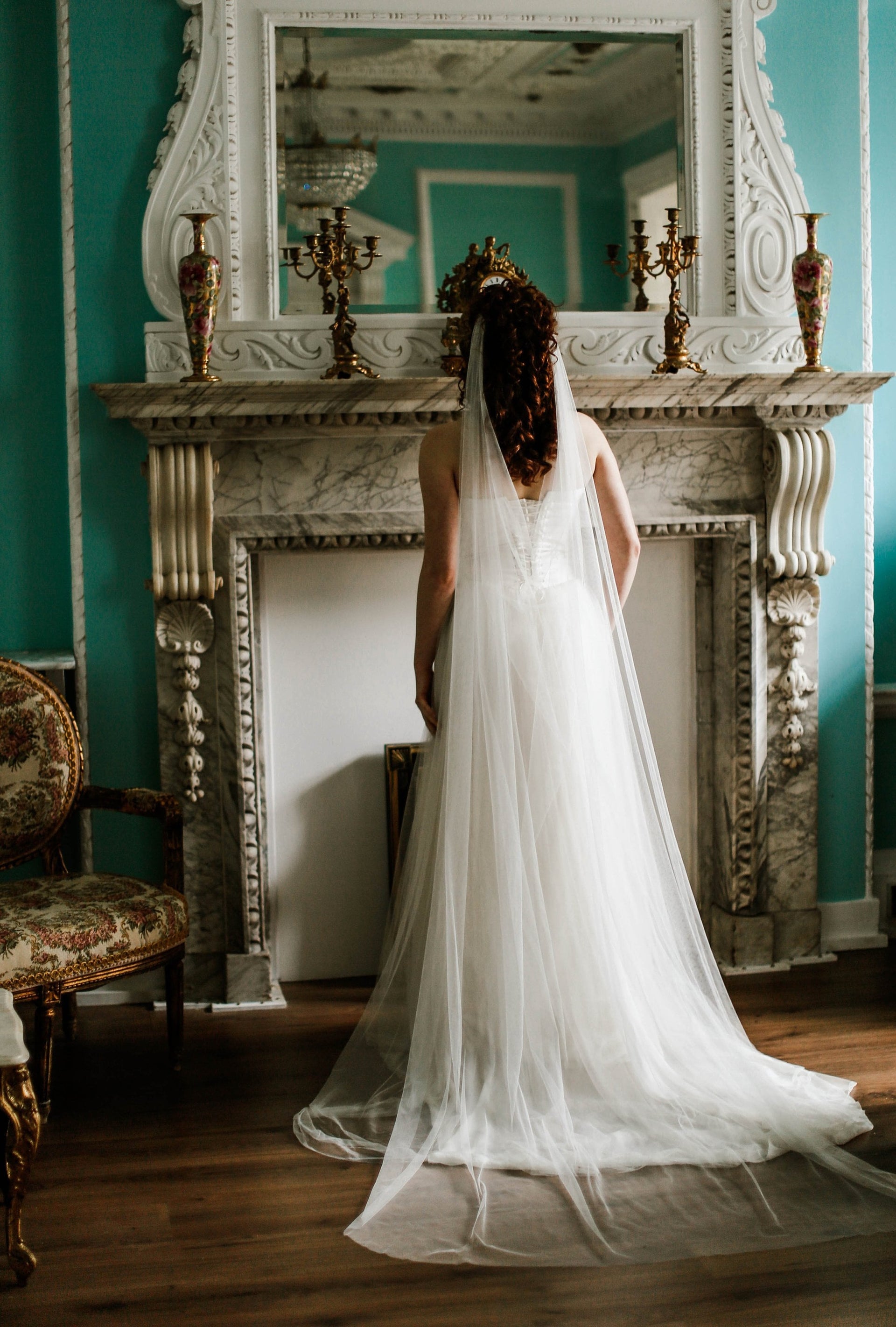 Wedding veil handmade in Cornwall UK