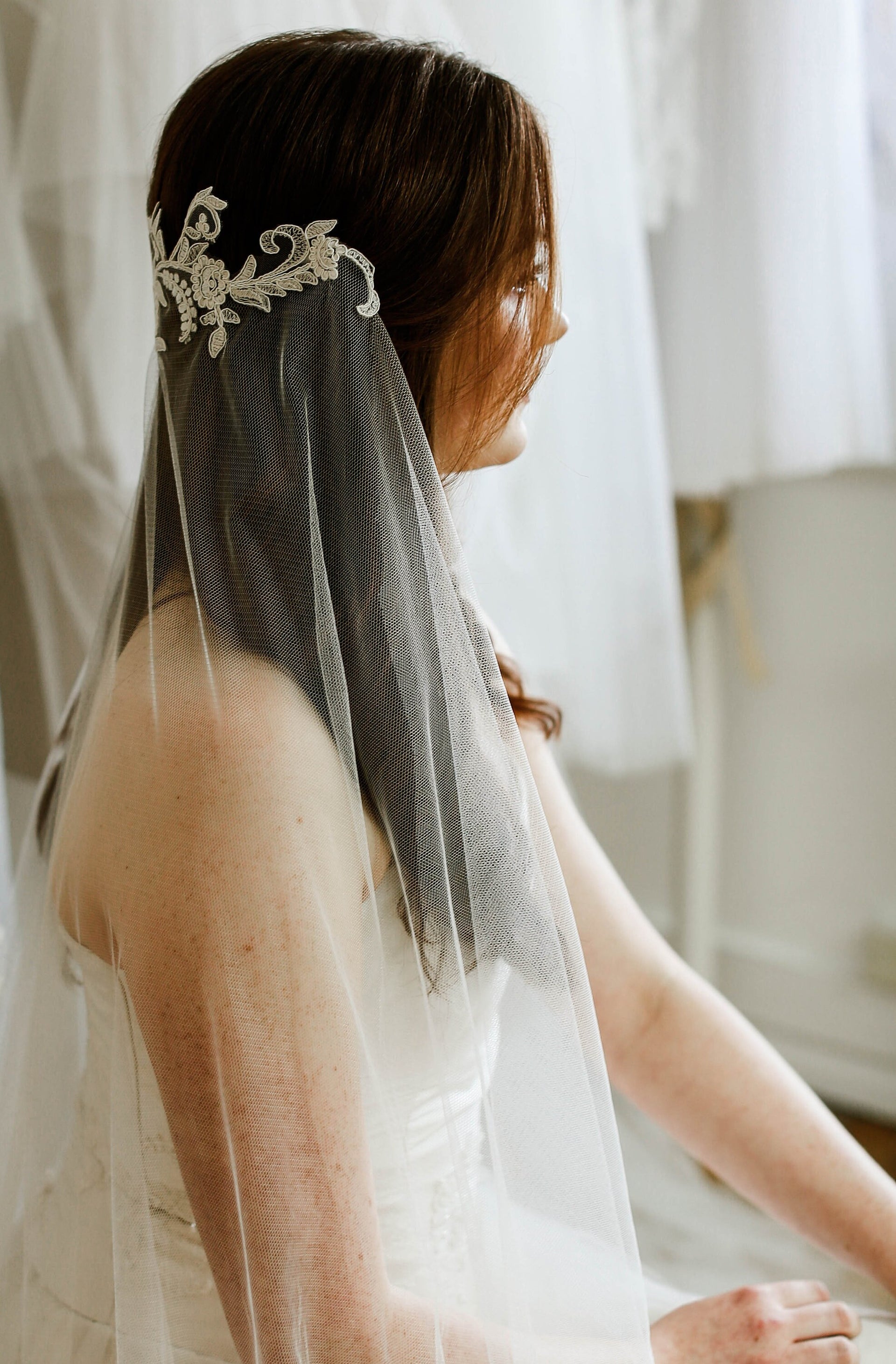 Bridal veils, Truro, Cornwall Handmade in the UK