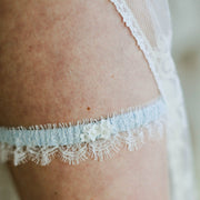 French lace wedding garters, Truro, Cornwall, UK