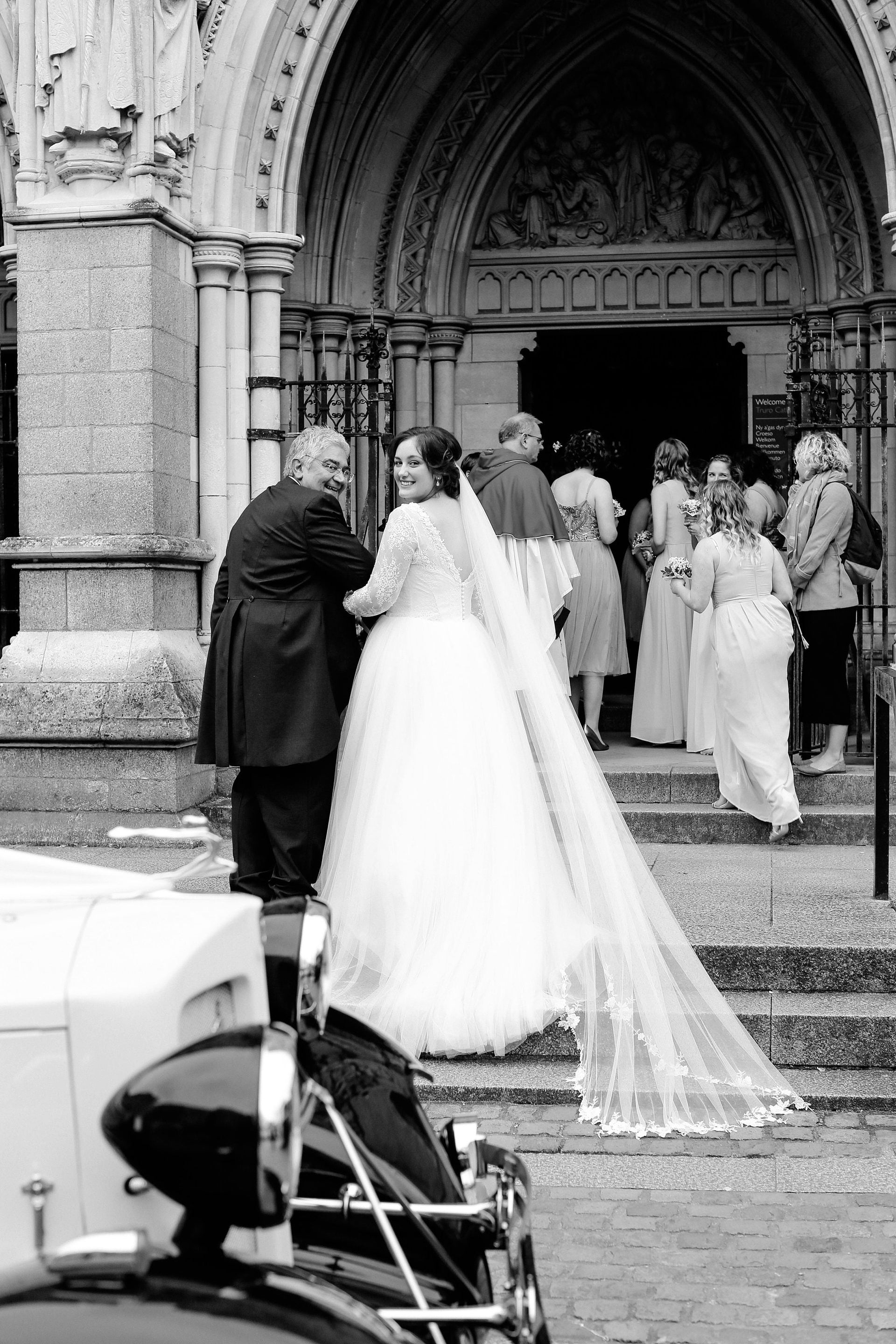 Couture bespoke wedding veils Truro Cornwall UK